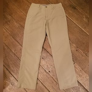 Under Armour Golf Pants Size YMD Like New Tan!